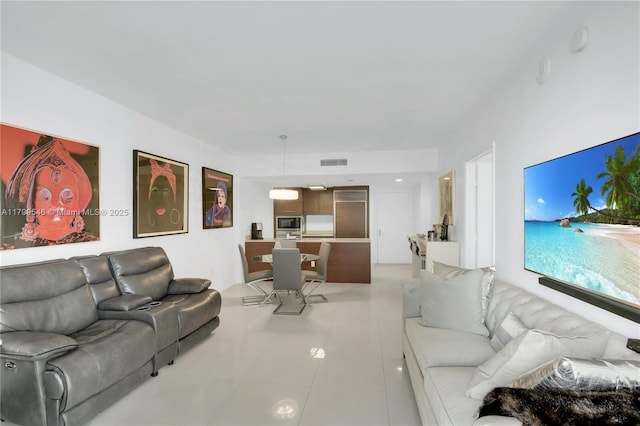 475 Brickell Ave Unit 4711, Miami, FL 33131 - living room with light tile patterned flooring