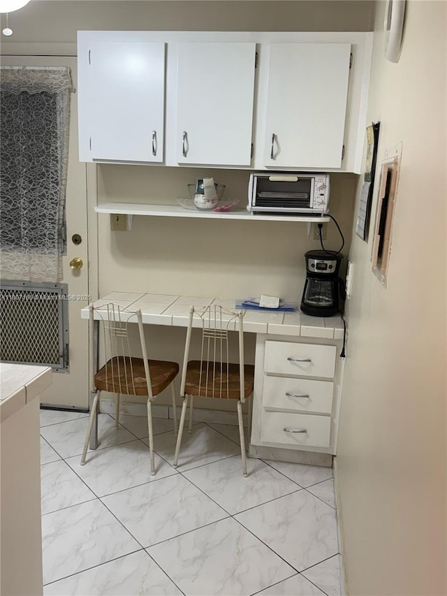 1395 NE 167th St Unit 203, Miami, FL 33162 - office area with light marble finish flooring