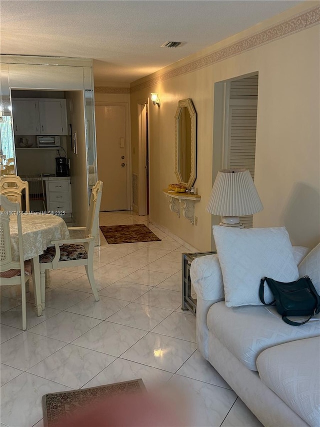 1395 NE 167th St Unit 203, Miami, FL 33162 - living room featuring light marble finish flooring