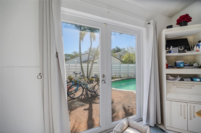 14823 SW 139th Ct, Miami, FL 33186 - doorway to outside with french doors