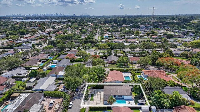 9240 SW 57th Ter, Miami, FL 33173 - aerial perspective of suburban area