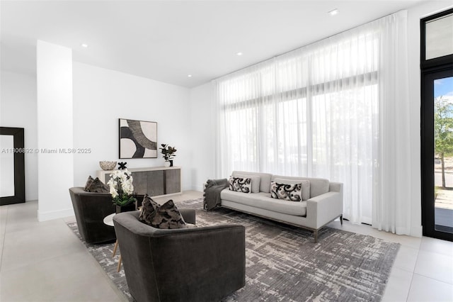 16703 S Botaniko Dr S, Weston, FL 33326 - living room featuring tile patterned flooring
