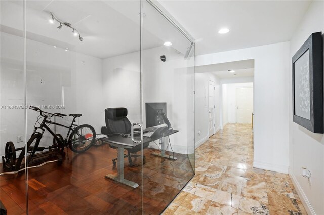 3330 NE 190th St Unit 717, Aventura, FL 33180 - home office featuring baseboards and recessed lighting