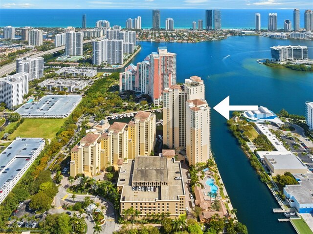 3330 NE 190th St Unit 717, Aventura, FL 33180 - view of urban area with a large body of water