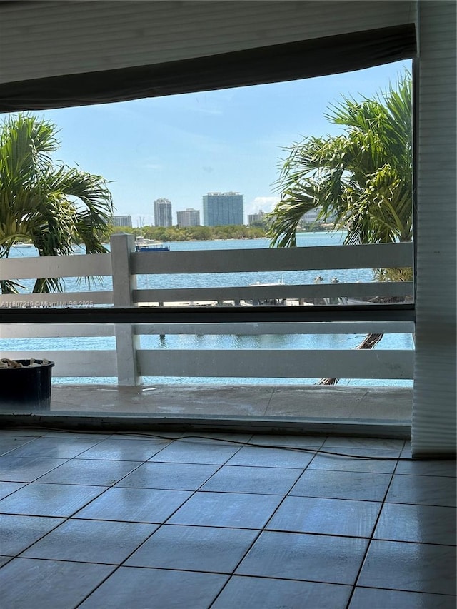 2700 NE 135th St Unit 56, North Miami, FL 33181 - view of swimming pool with a water view and a city view