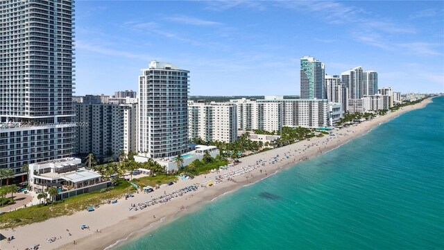 4001 S Ocean Dr Unit 3P, Hollywood, FL 33019 - bird's eye view of city skyline and waterfront with a beach