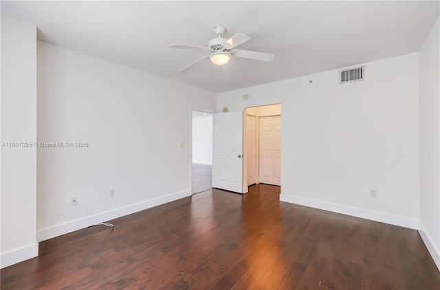 2000 N Bayshore Dr Unit 228, Miami, FL 33137 - empty room with ceiling fan, baseboards, and wood finished floors