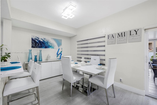 8252 NW 191st Ln Unit 15R, Hialeah, FL 33015 - dining space featuring light wood-style floors and baseboards