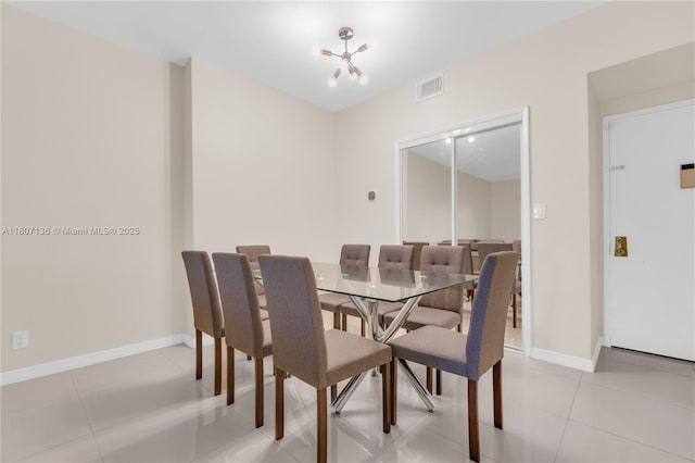 4400 Hillcrest Dr Unit 107A, Hollywood, FL 33021 - dining area featuring baseboards and light tile patterned floors