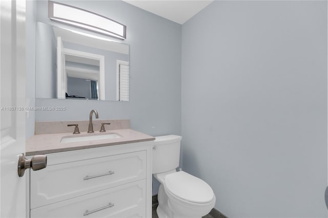 4400 Hillcrest Dr Unit 107A, Hollywood, FL 33021 - half bath with vanity and toilet