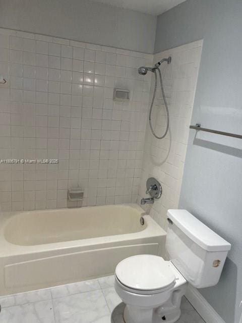 927 Riverside Dr Unit 326, Coral Springs, FL 33071 - full bathroom featuring toilet and bathing tub / shower combination
