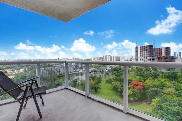 1871 NW S River Dr Unit 1407, Miami, FL 33125 - balcony featuring a city view