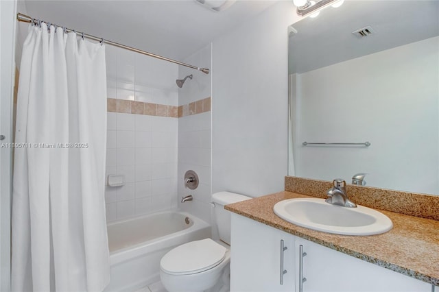 1871 NW S River Dr Unit 1407, Miami, FL 33125 - bathroom featuring toilet, vanity, and shower / tub combo