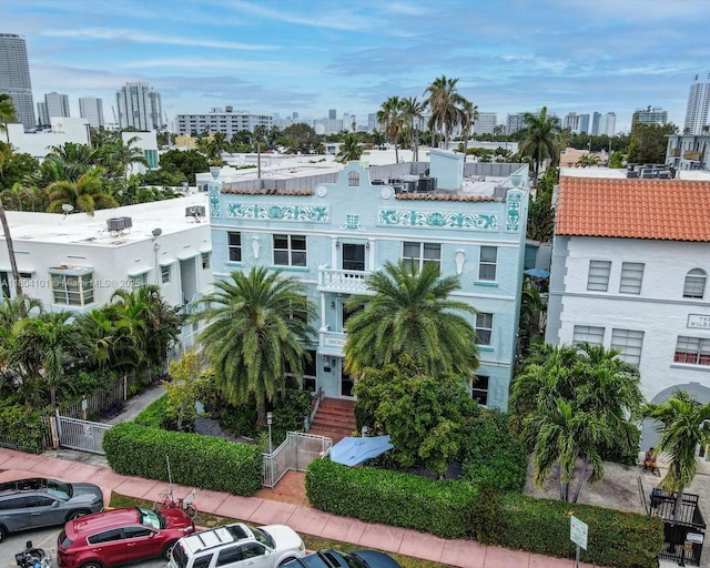 1218 Drexel Ave Unit 304, Miami Beach, FL 33139 - view of property with a skyline view and uncovered parking