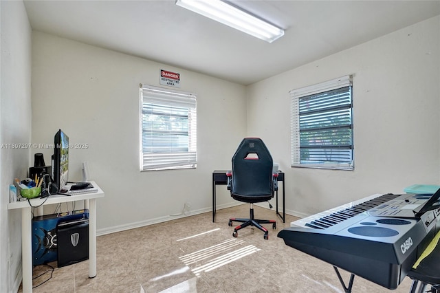 45 NW 127th St, North Miami, FL 33168 - home office featuring baseboards