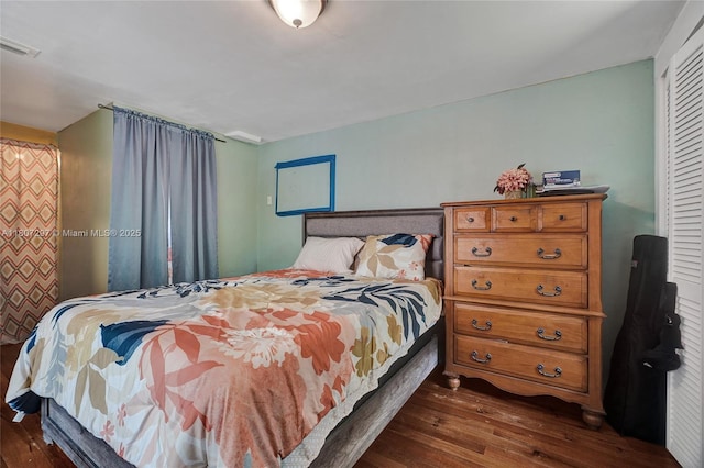 45 NW 127th St, North Miami, FL 33168 - bedroom with dark wood-style flooring