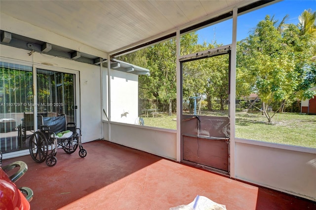 45 NW 127th St, North Miami, FL 33168 - view of unfurnished sunroom