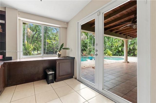 1090 Meadowlark Ave, Miami Springs, FL 33166 - doorway featuring light tile patterned flooring