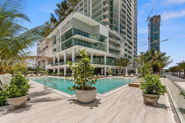2900 NE 7th Ave Unit 3605, Miami, FL 33137 - community pool featuring a patio area