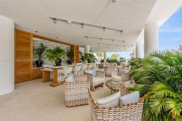 2900 NE 7th Ave Unit 3605, Miami, FL 33137 - view of patio / terrace with an outdoor living space