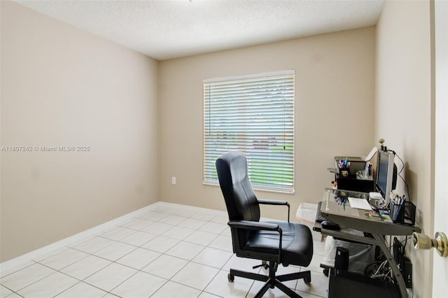 19171 NW 89th Ct, Hialeah, FL 33018 - office featuring a textured ceiling