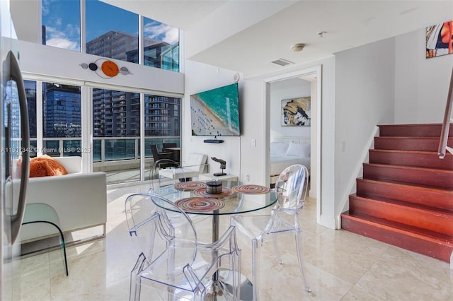 41 SE 5th St Unit 2008, Miami, FL 33131 - dining room with stairway