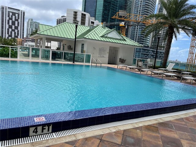 41 SE 5th St Unit 2008, Miami, FL 33131 - community pool with a city view
