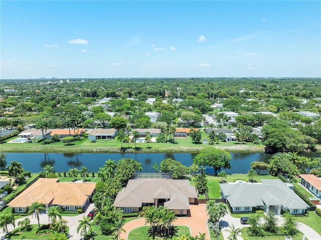 8281 SW 84th Ter, Miami, FL 33143 - aerial perspective of suburban area featuring a nearby body of water