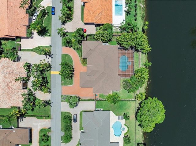 8281 SW 84th Ter, Miami, FL 33143 - drone / aerial view of a pool
