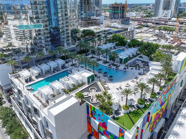 851 NE 1st Ave Unit 1409, Miami, FL 33132 - view of urban area with a pool