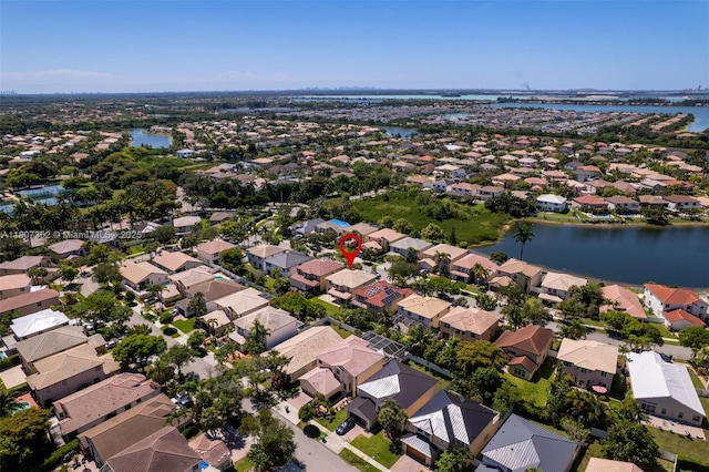 17933 SW 33rd Ct, Miramar, FL 33029 - aerial view of residential area with a large body of water