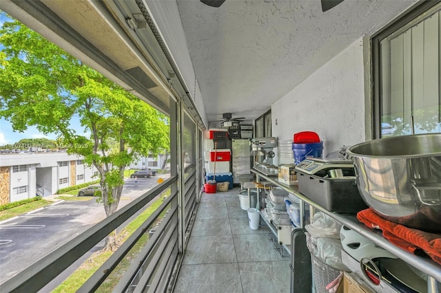 3361 NW 85th Ave Unit 305, Coral Springs, FL 33065 - balcony with ceiling fan