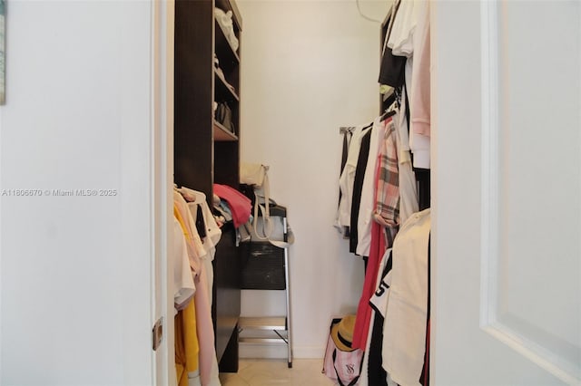 1965 S Ocean Dr Unit Mq, Hallandale Beach, FL 33009 - spacious closet with light tile patterned flooring