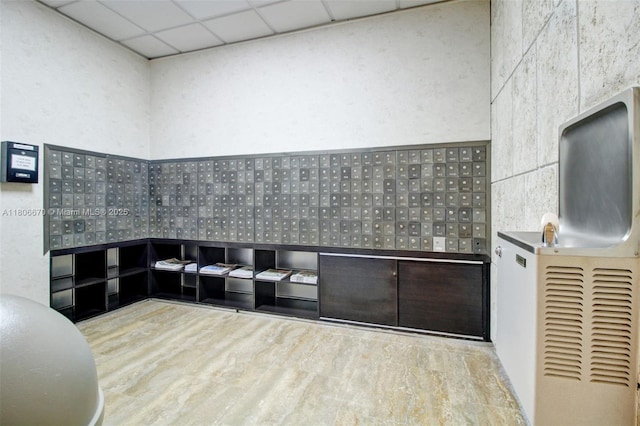 1965 S Ocean Dr Unit Mq, Hallandale Beach, FL 33009 - misc room featuring mail area and a paneled ceiling