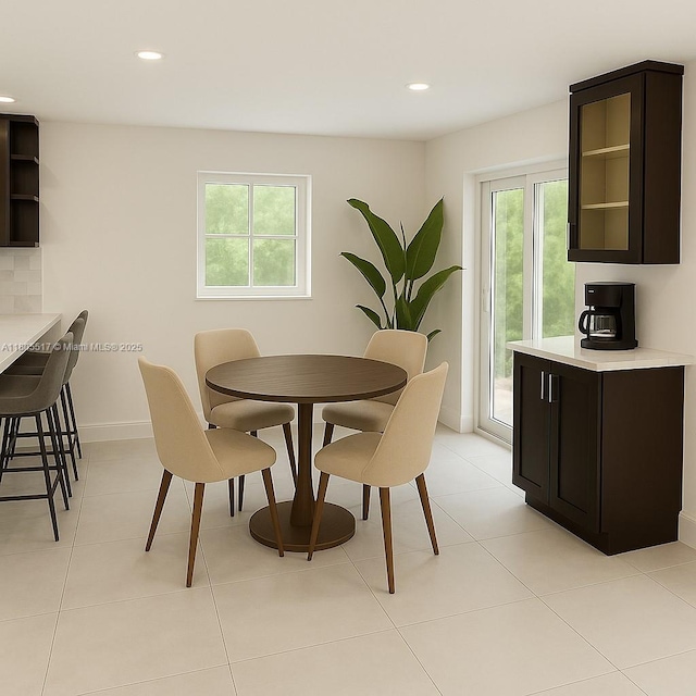 8890 SW 155th Ter, Palmetto Bay, FL 33157 - dining area featuring healthy amount of natural light, recessed lighting, and baseboards