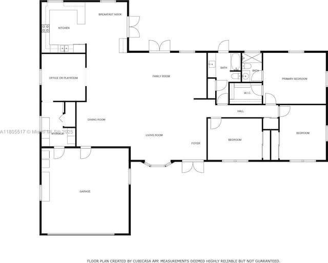 8890 SW 155th Ter, Palmetto Bay, FL 33157 - floor plan / room layout