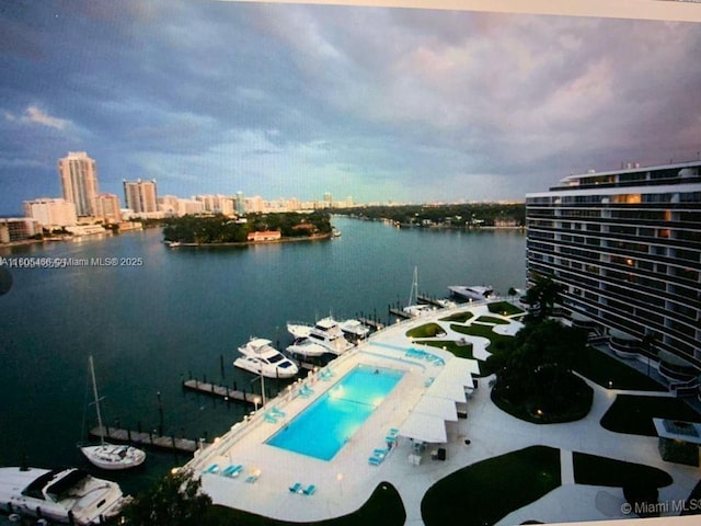 900 Bay Dr Unit 210, Miami Beach, FL 33141 - water view featuring nearby urban area