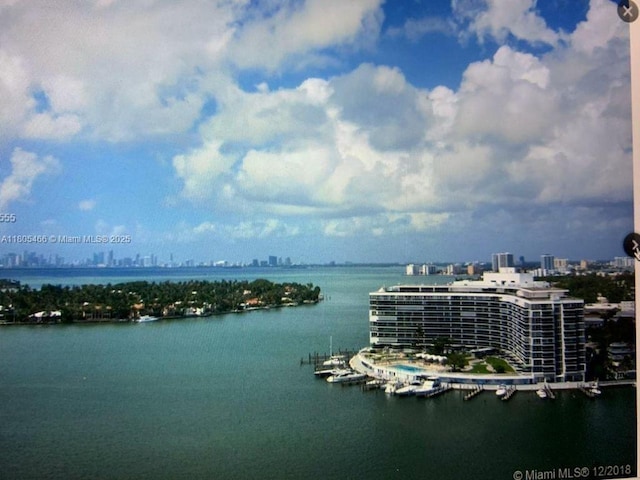 900 Bay Dr Unit 210, Miami Beach, FL 33141 - water view with nearby urban area