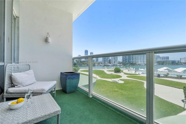 900 Bay Dr Unit 210, Miami Beach, FL 33141 - balcony with a city view and a water view