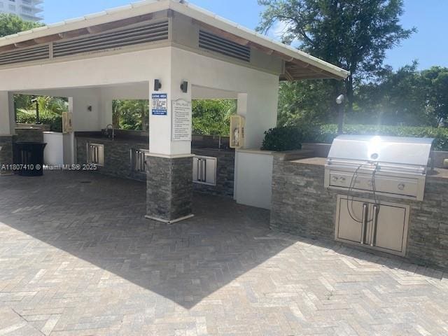 2801 NE 183rd St Unit 1011W, Aventura, FL 33160 - view of patio / terrace with a gazebo