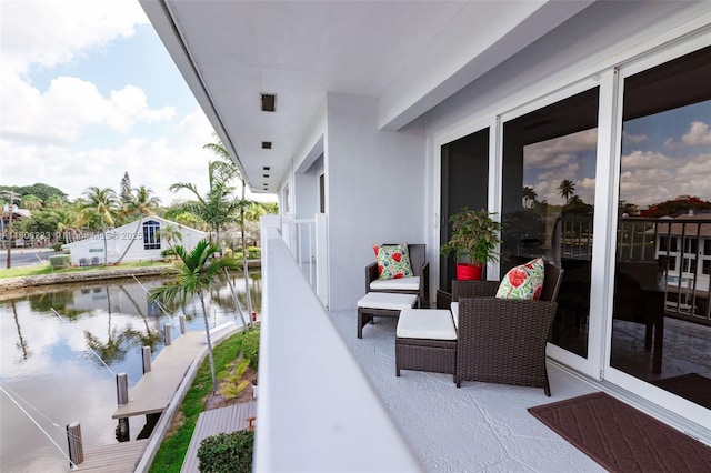 535 Hendricks Isle Unit 303, Fort Lauderdale, FL 33301 - balcony featuring a water view