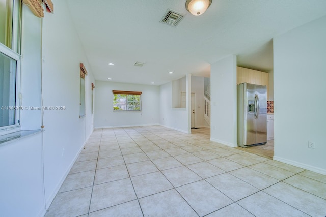 9018 SW 211th Ln, Cutler Bay, FL 33189 - spare room with light tile patterned flooring, recessed lighting, and baseboards