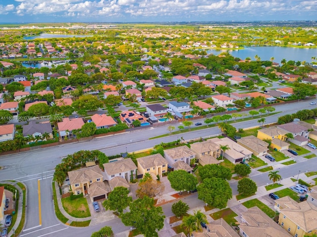 9018 SW 211th Ln, Cutler Bay, FL 33189 - aerial perspective of suburban area with a large body of water