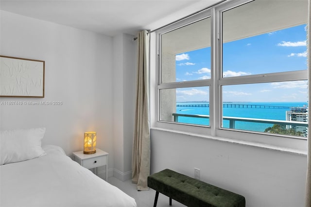 1155 Brickell Bay Dr Unit 2005, Miami, FL 33131 - bedroom featuring a water view