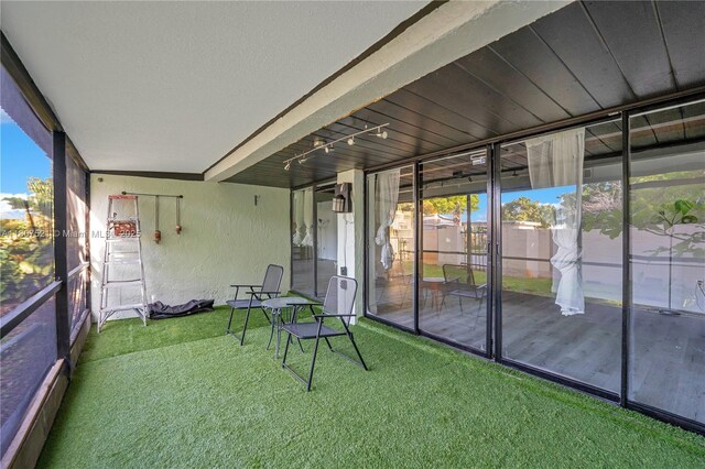 19412 NE 26th Ave Unit 143B, Miami, FL 33180 - view of unfurnished sunroom