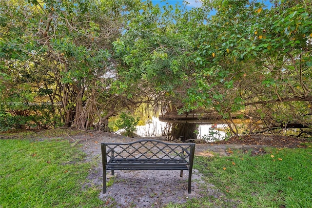 19412 NE 26th Ave Unit 143B, Miami, FL 33180 - view of yard featuring a water view
