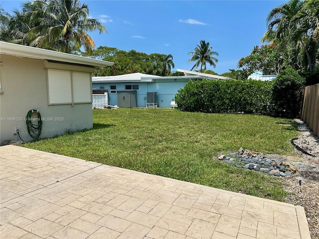 2040 N Hibiscus Dr, North Miami, FL 33181 - view of yard with a patio and cooling unit
