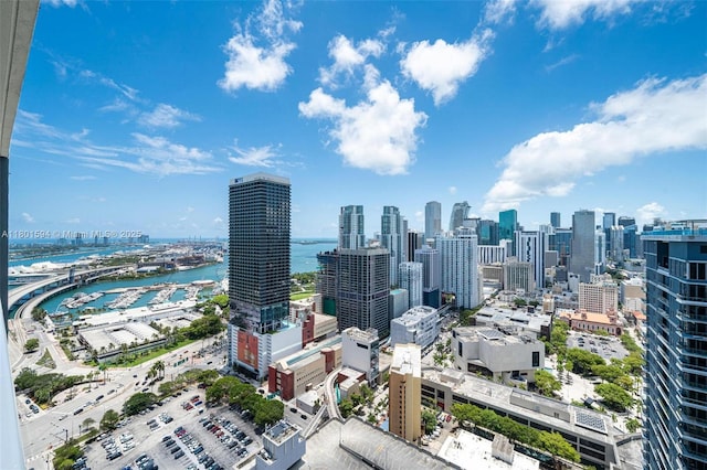 601 NE 1st Ave Unit 3507, Miami, FL 33132 - view of city skyline with a large body of water