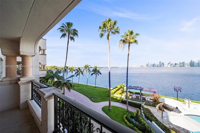 5235 Fisher Island Dr Unit 5235, Miami Beach, FL 33109 - balcony with a water view
