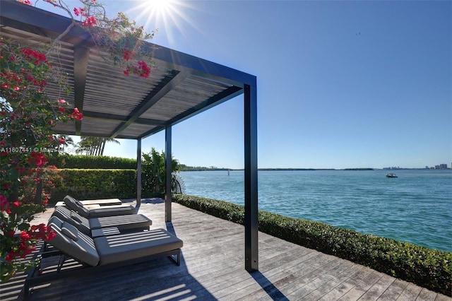 5235 Fisher Island Dr Unit 5235, Miami Beach, FL 33109 - dock area with a water view